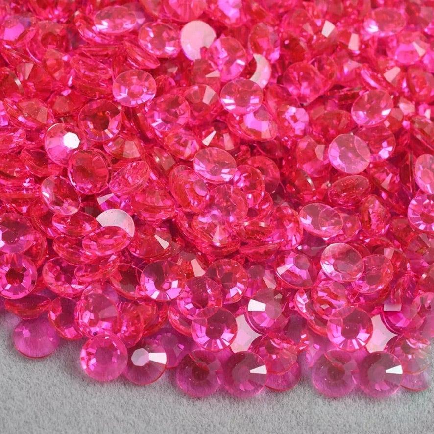 Transparent Rose Non-Hotfix Resin Rhinestone – product image 1