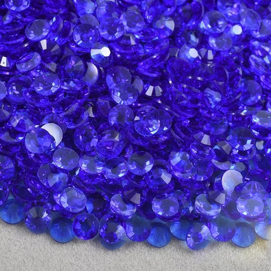 Transparent Sapphire Non-Hotfix Resin Rhinestone – product image 1