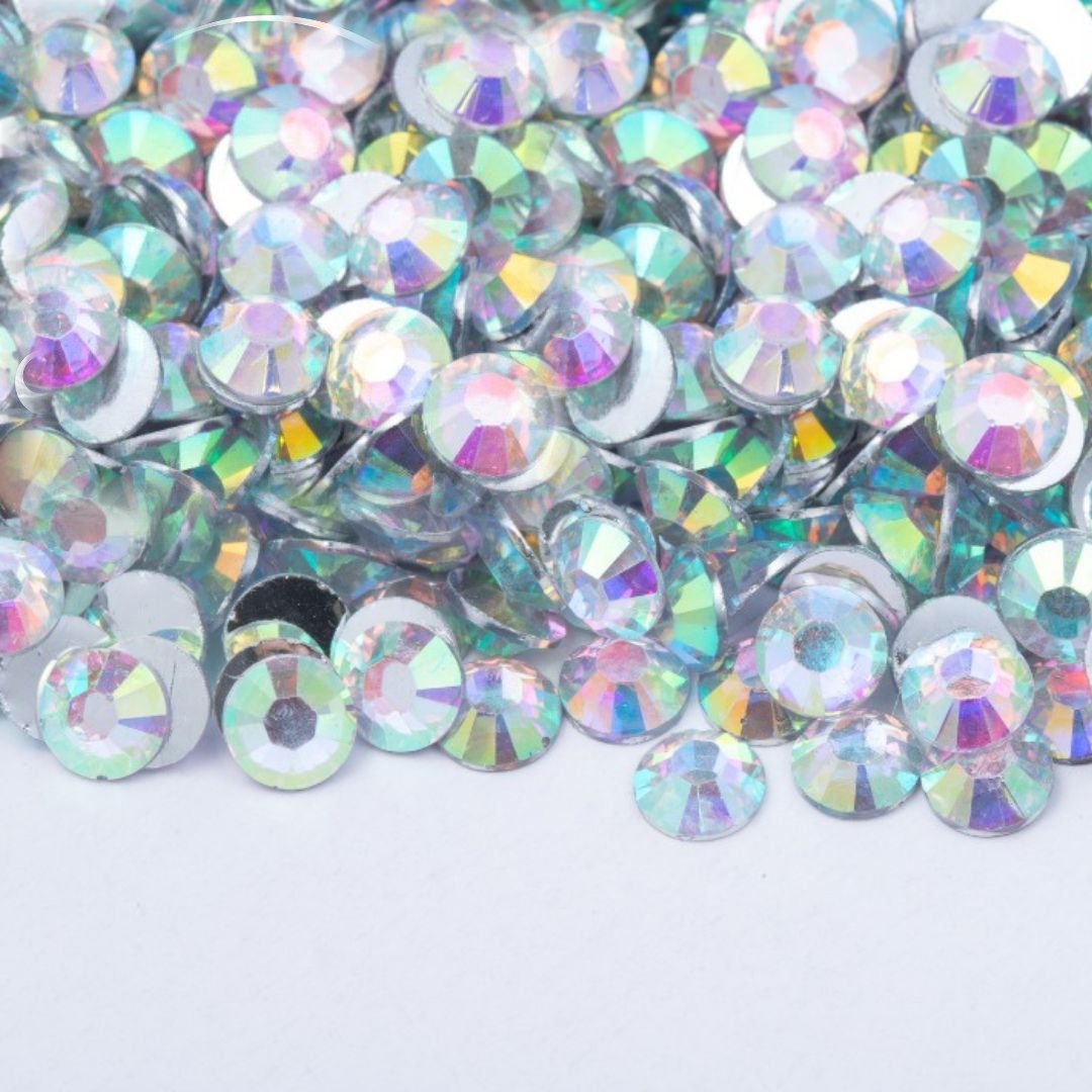 Crystal AB Non-Hotfix Resin Rhinestone – product image 1