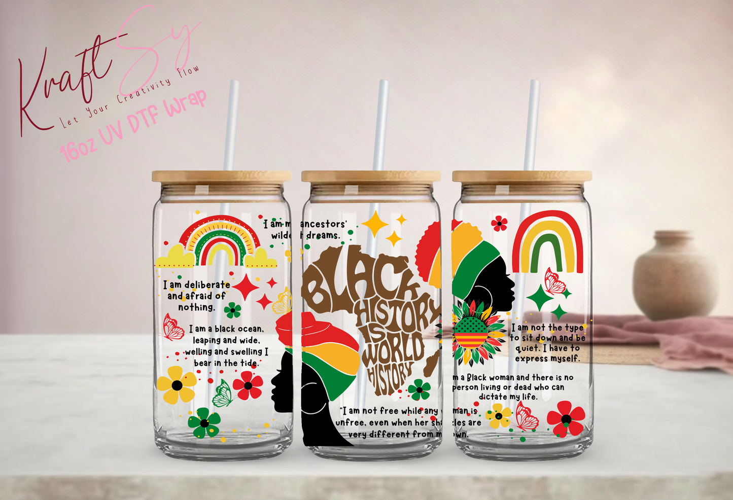 Black History Inspired Wrap