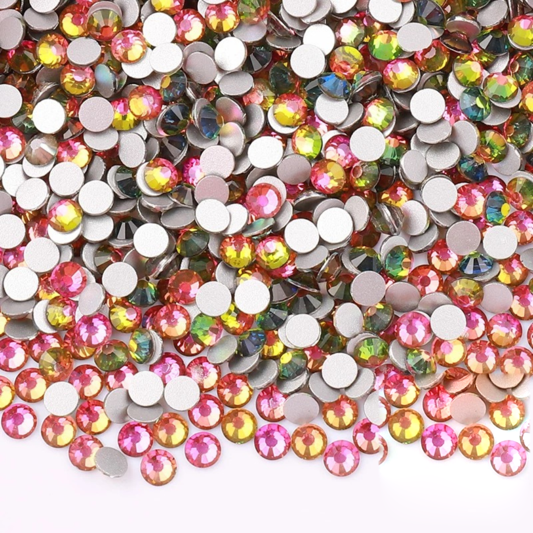 Rainbow Flatback Glass Rhinestone – product image 1