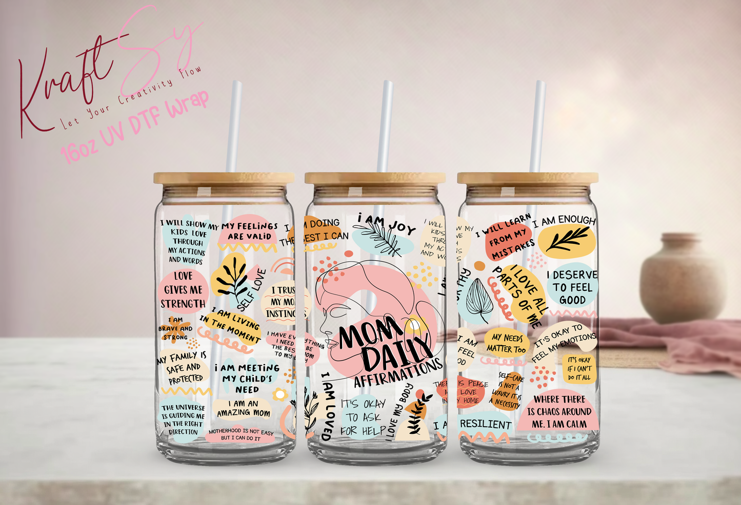 Mum Daily Affirmation Wrap
