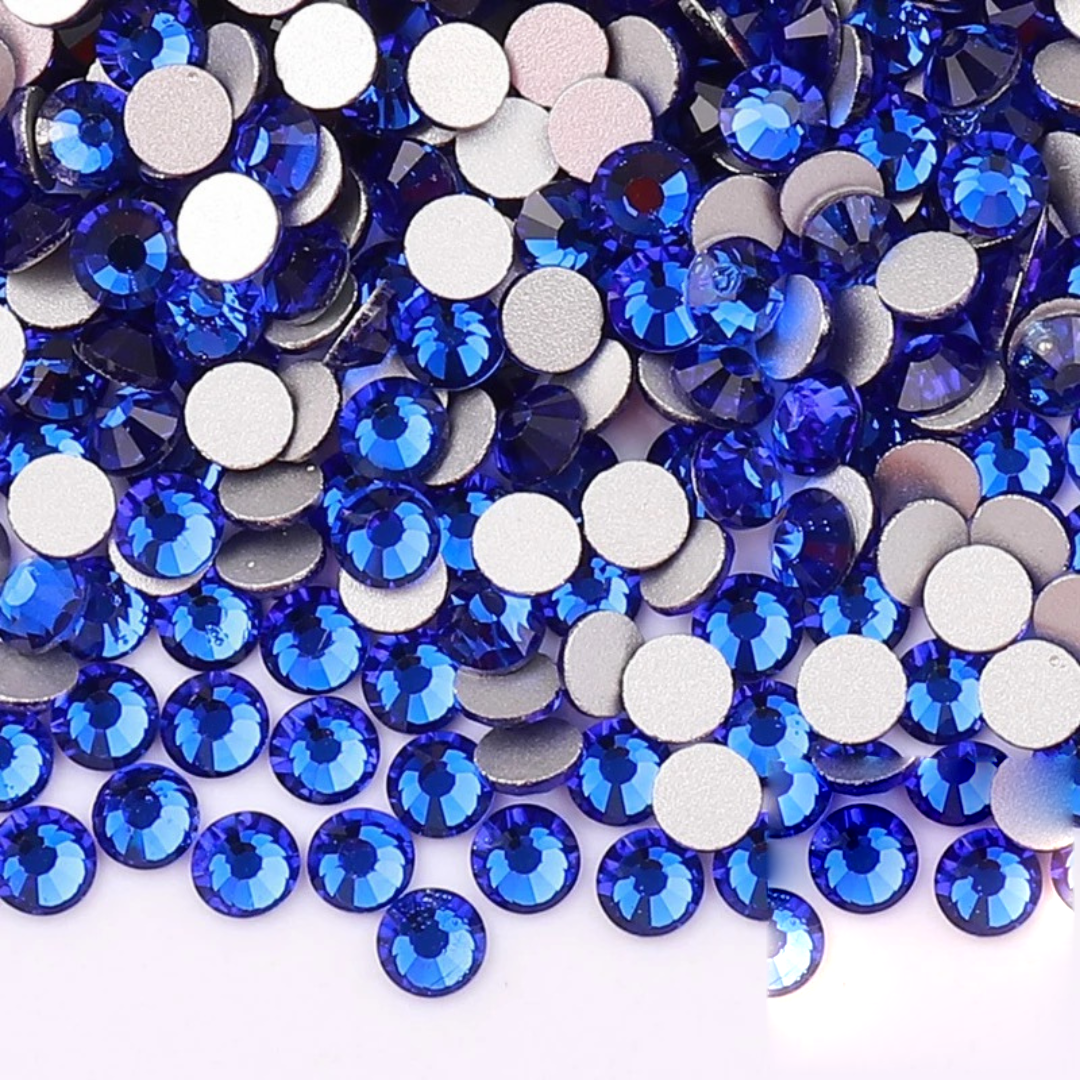 Sapphire Flatback Glass Rhinestone – product image 3