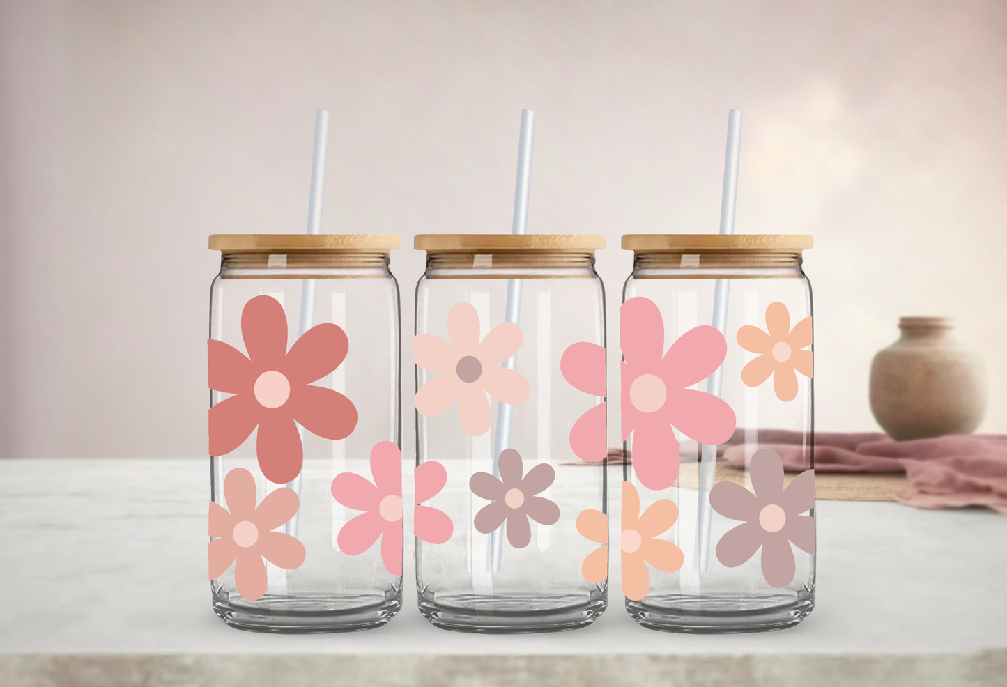 Colored Daisies Wrap – product image 1
