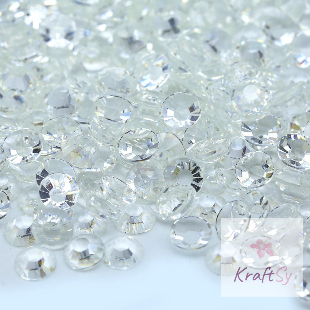 Transparent Non-Hotfix Resin Rhinestone
