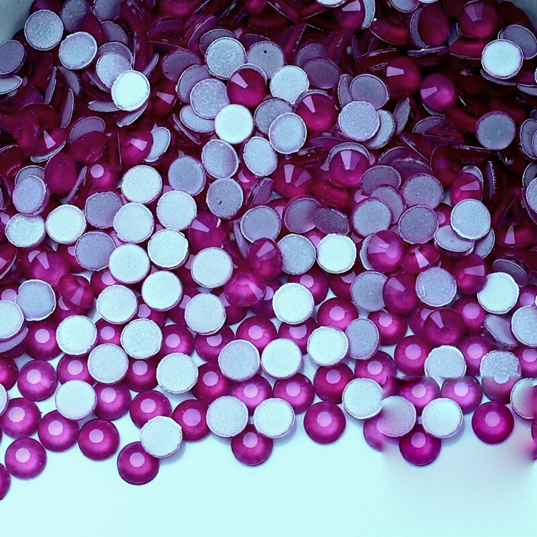 Neon Purple Flatback Glass Non-Hotfix Rhinestone – product image 1