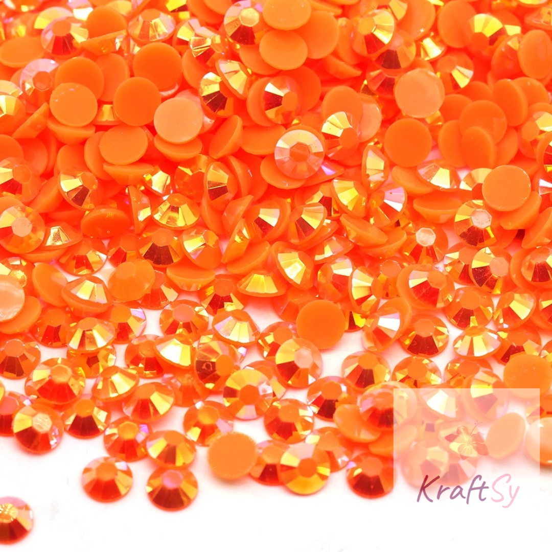 Jelly Hyacinth AB Non-Hotfix Resin Rhinestone