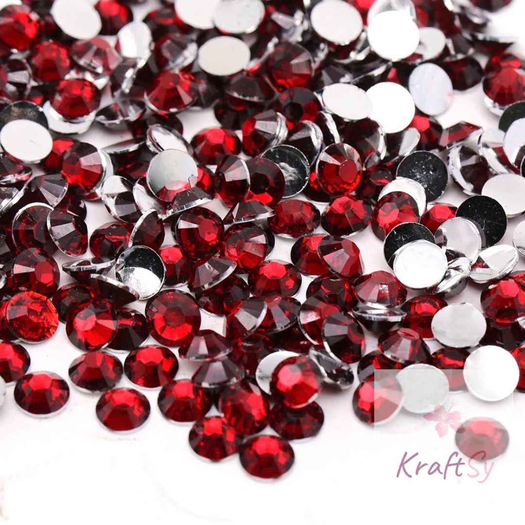 Dark Siam Non-Hotfix Resin Rhinestone