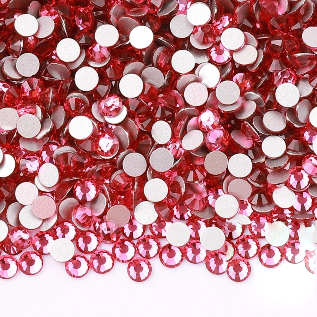 Rose Flatback Glass Rhinestone – product image 1