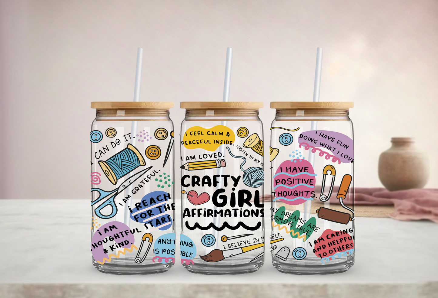 Crafty Girl Affirmation Wrap – product image 1