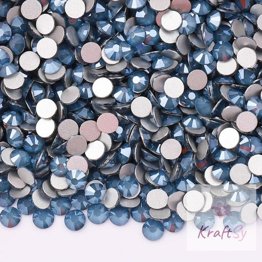 Mocha Montana Flatback Glass Rhinestones