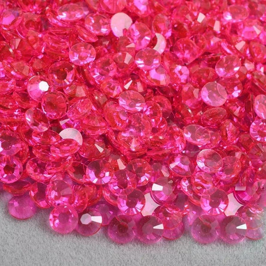 Transparent Rose Non-Hotfix Resin Rhinestone – product image 1