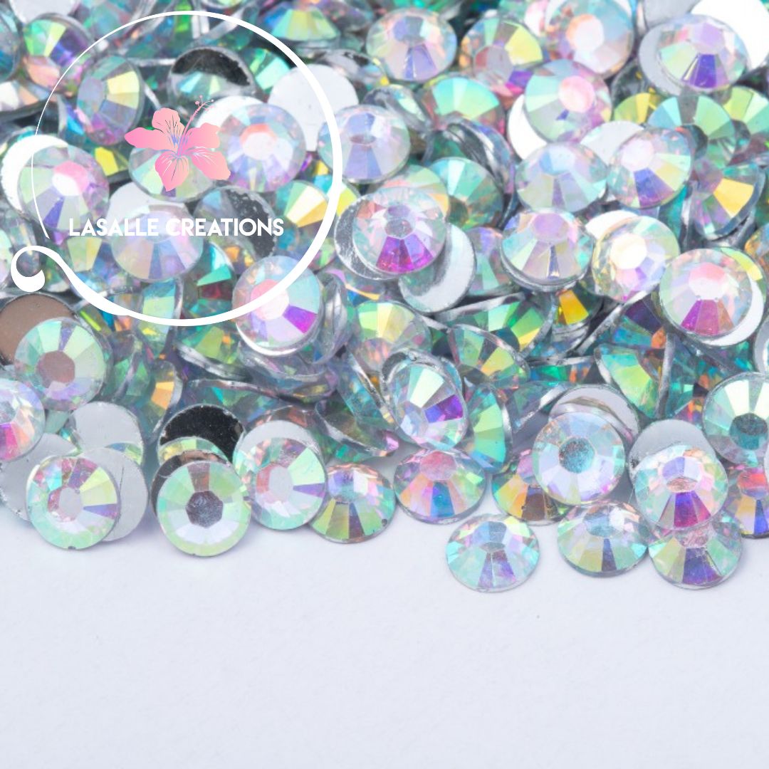 Crystal AB Non-Hotfix Resin Rhinestone - LaSalle Creations