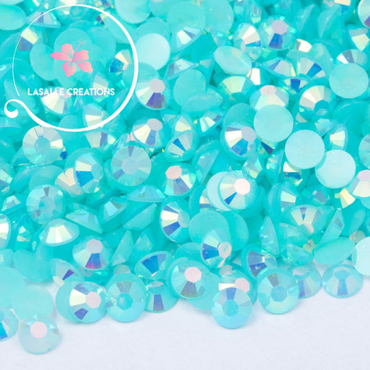 Jelly Aquamarine AB Non-Hotfix Resin Rhinestone - LaSalle Creations