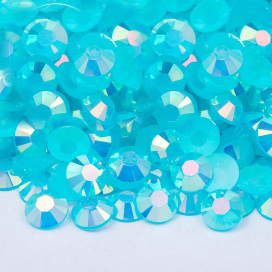 Jelly Blue Zircon AB Non-Hotfix Resin Rhinestone – product image 1