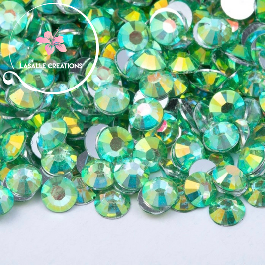 Peridot Non-Hotfix Resin Rhinestone - LaSalle Creations
