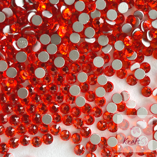 Hyacinth Flatback Glass Rhinestone