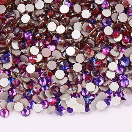 Purple Symphony Flatback Glass Rhinestone – product image 1