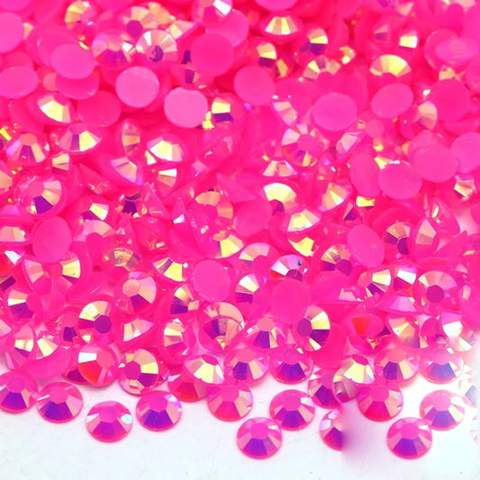 Jelly Rose AB Non-Hotfix Resin Rhinestone – product image 1