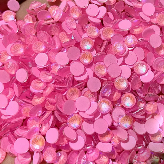 Luminous Rose AB Flatback Glass Rhinestone – product image 1