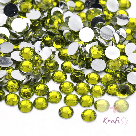 Olivine Non-Hotfix Resin Rhinestone