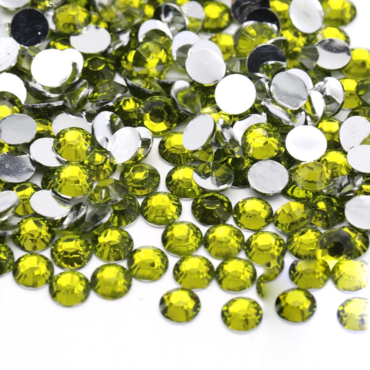 Olivine Non-Hotfix Resin Rhinestone – product image 1