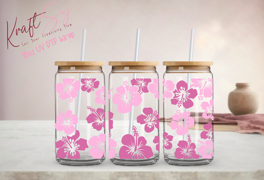 Pink Hibiscus Wrap
