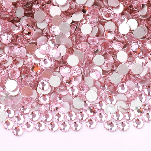 Light Rose Flatback Glass Rhinestone – product image 1