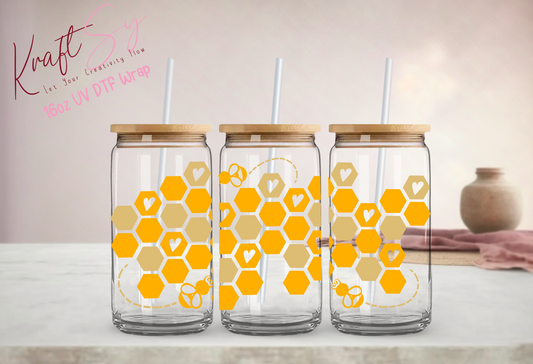Honey Comb bee pattern Wrap