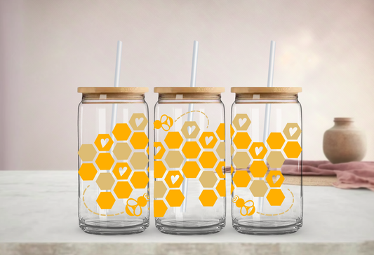 Honey Comb bee pattern Wrap – product image 1