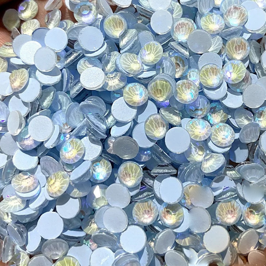 Luminous Light Sapphire AB Flatback Glass Rhinestone – product image 1