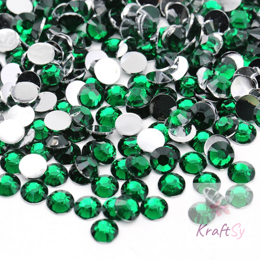 Emerald Non-Hotfix Resin Rhinestone