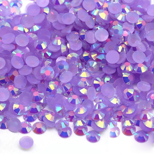 Jelly Light Amethyst AB Non-Hotfix Resin Rhinestone – product image 1