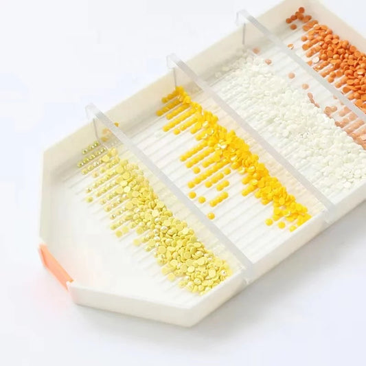 White Bling it Tray with Dividers