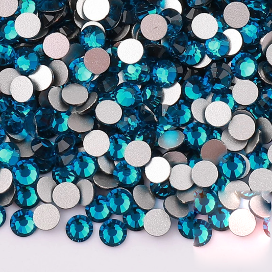 Blue Zircon Flatback Glass Rhinestone – product image 1