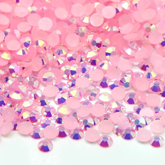Jelly Pink AB Non-Hotfix Resin Rhinestone – product image 1