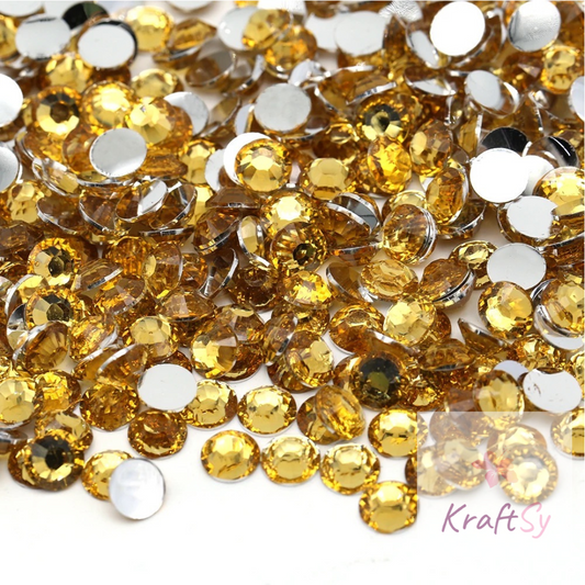 Topaz Non-Hotfix Resin Rhinestone