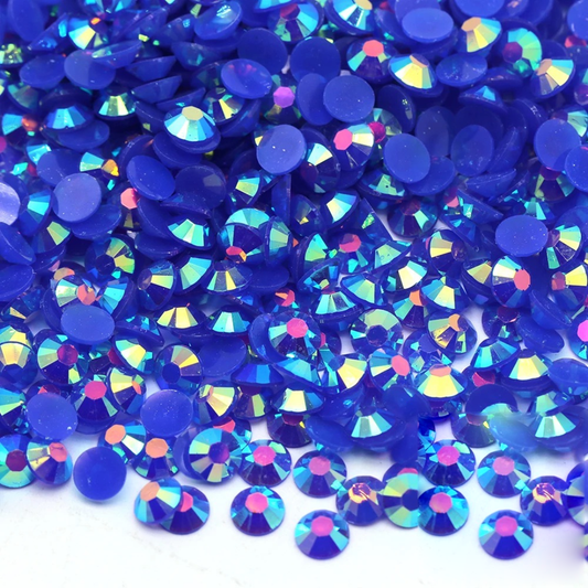Jelly Sapphire AB Non-Hotfix Resin Rhinestone – product image 1