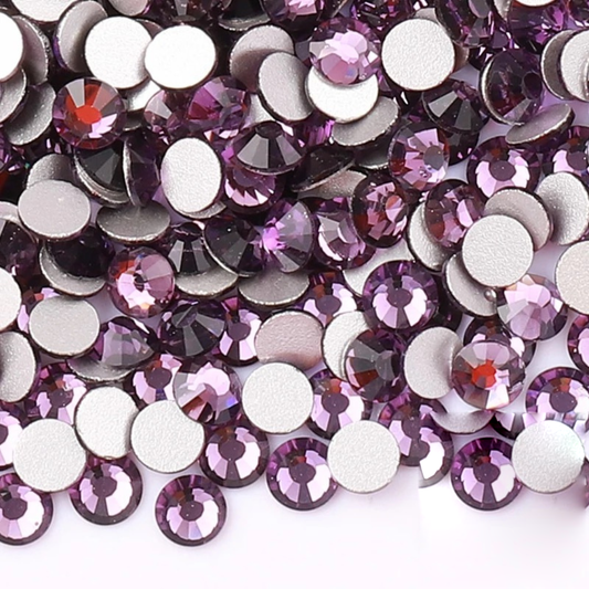 Tanzanite Flatback Glass Rhinestone – product image 1