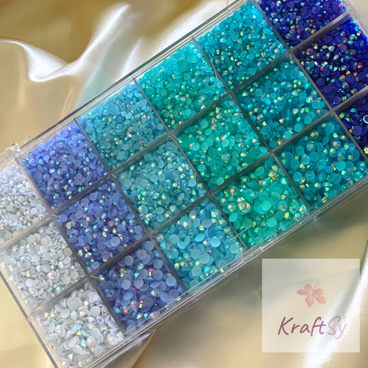 Shades of Blue Bling Kit